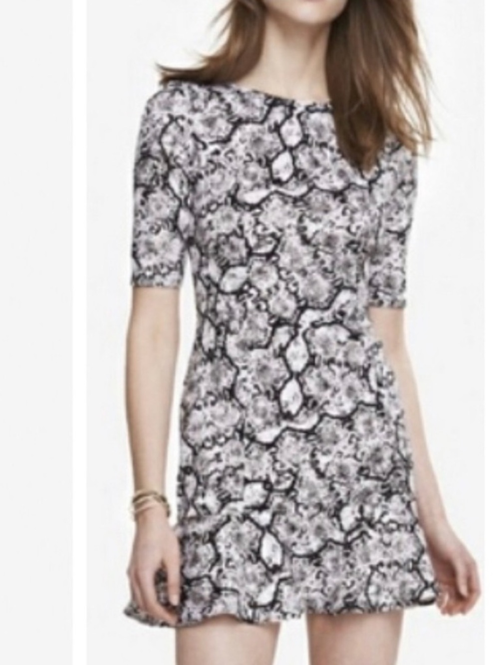 NWT Express Snake Print Dress Size 10